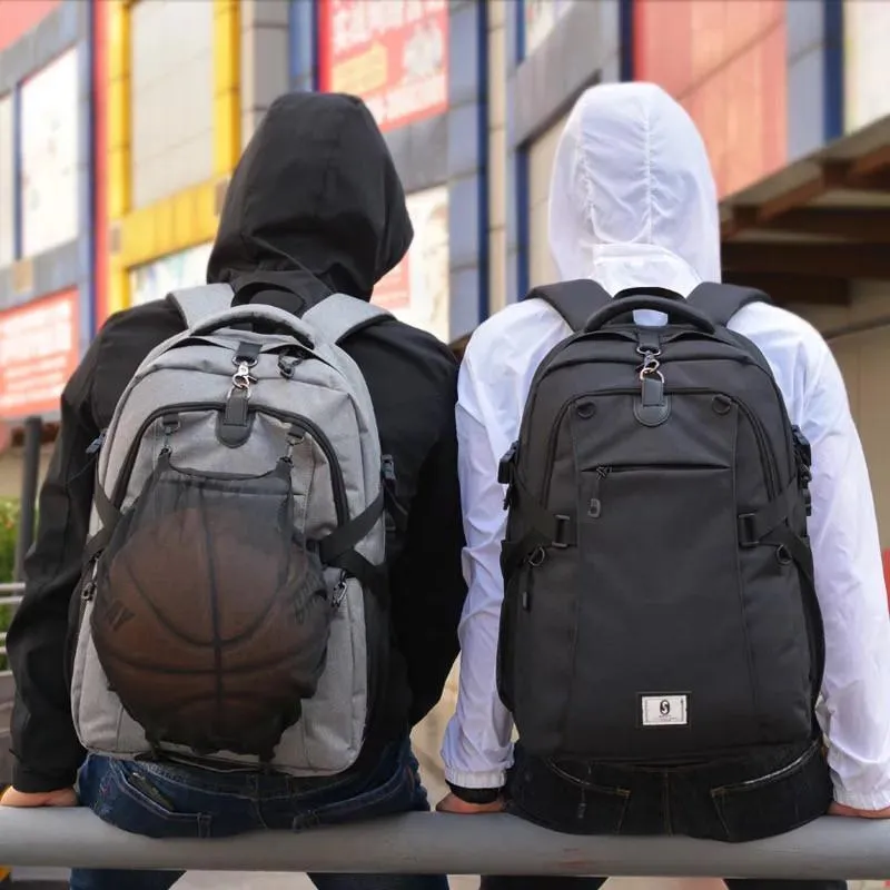 & USB Only available now Free shipping discount Sports W/Ball Port Net Backpack
