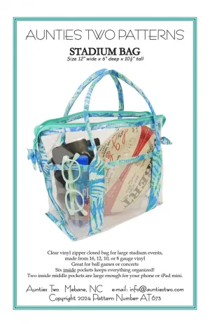 Aunties Two- Stadium Bag Pattern