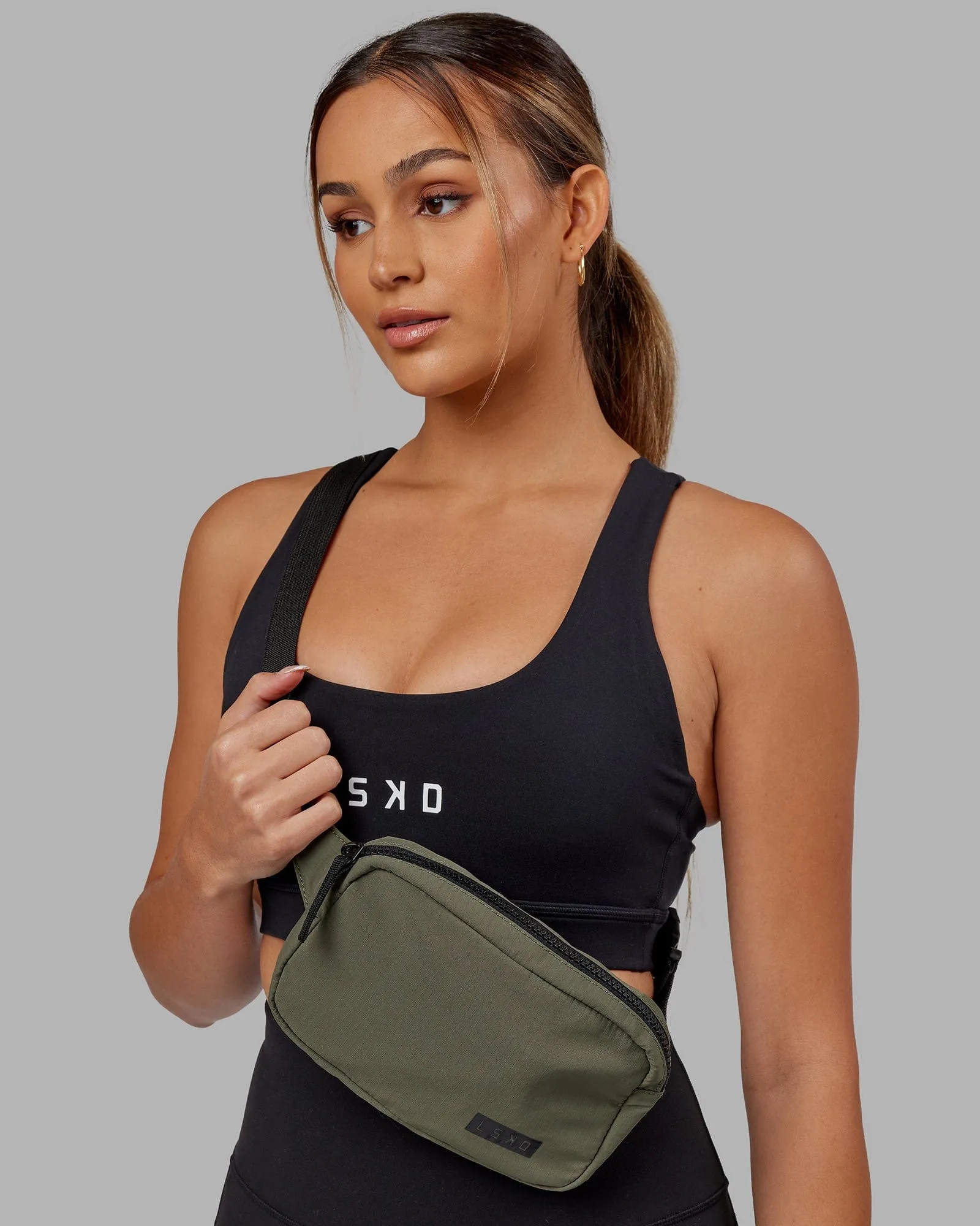 Base Crossbody Bag - Olive Fade