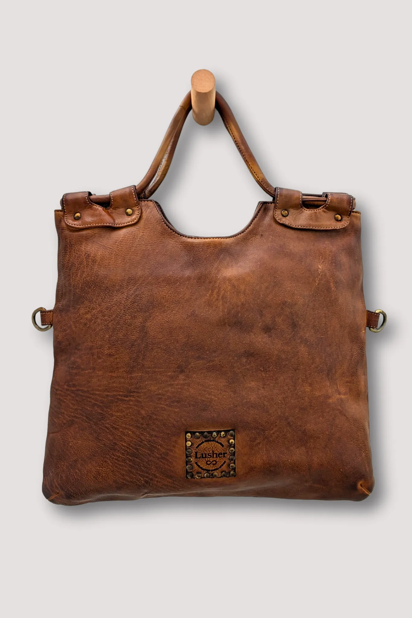 Bella Foldover Tote - Cognac Rocks - Canada