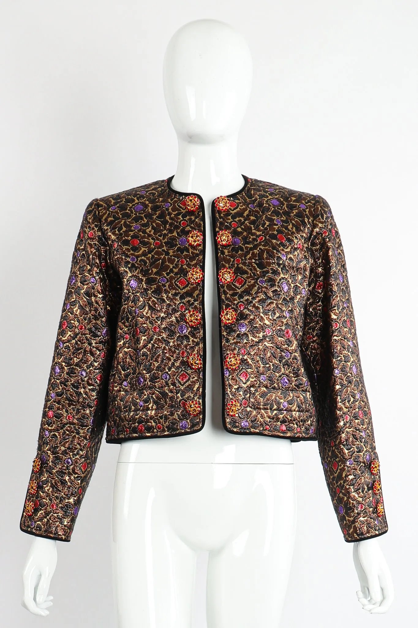 Brocade Crop Jacket