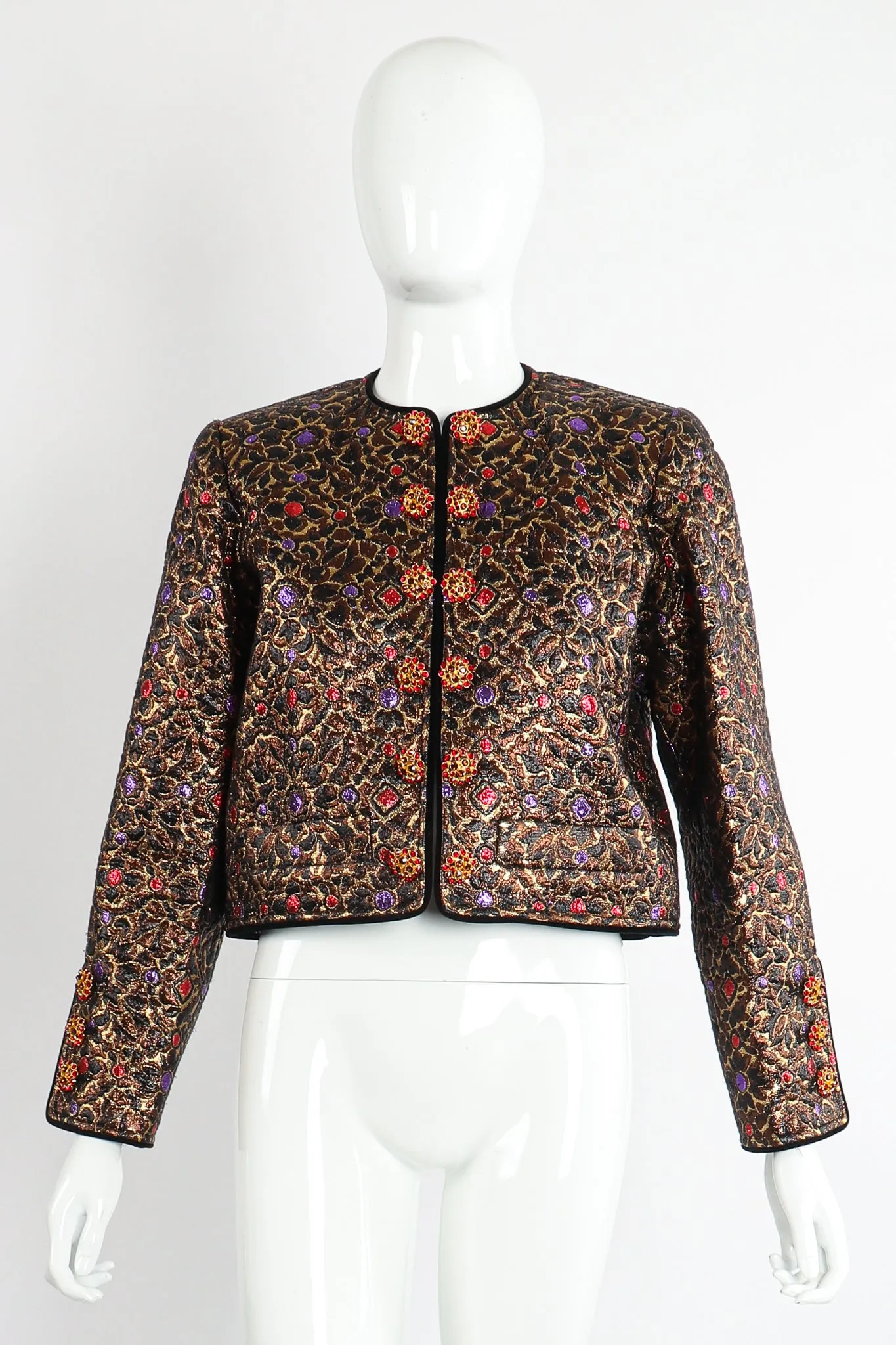 Brocade Crop Jacket
