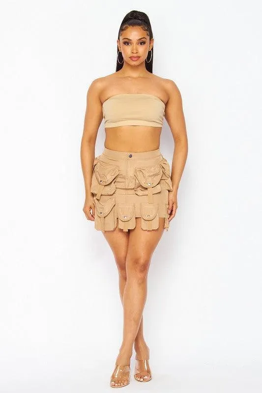 CARGO MINI SKIRT