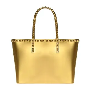 Carmen Sol Seba Mid Tote - Metallic Gold