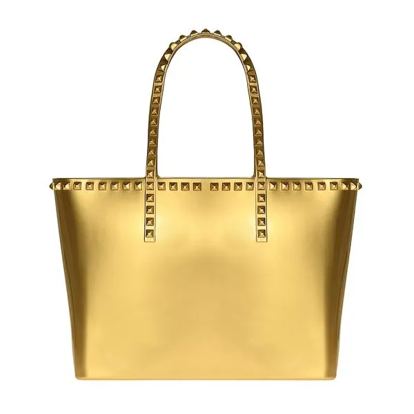 Carmen Sol Seba Mid Tote - Metallic Gold
