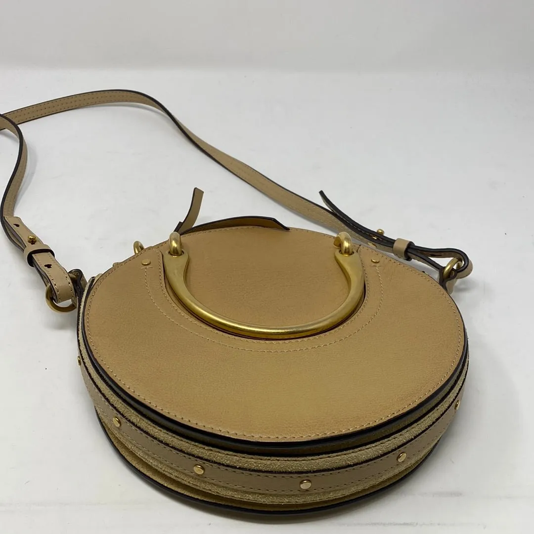 Chloe Beige Small Trixie Leather Bag