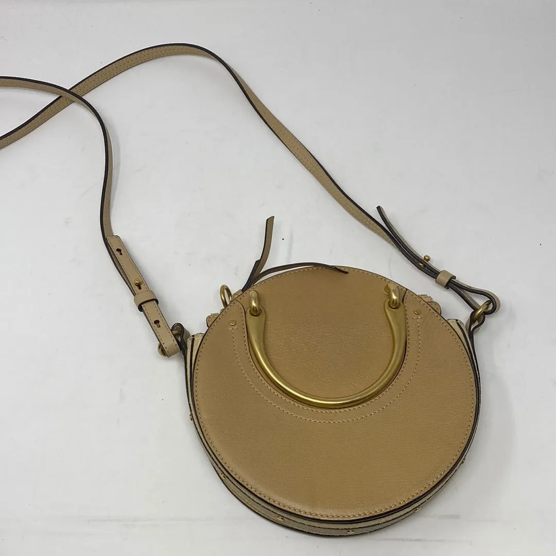 Chloe Beige Small Trixie Leather Bag