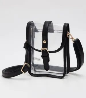 Clear Stadium Crossbody - Black #8988