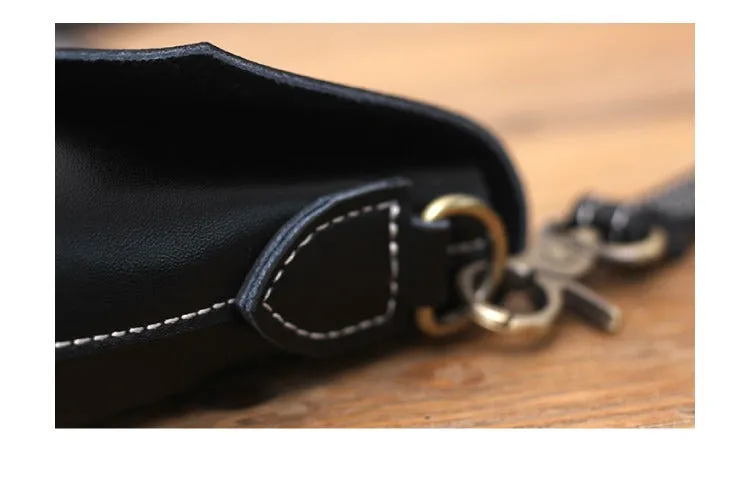 Cute LEATHER Small Side Bag Brown WOMEN SHOULDER BAG Small Handmade Crossbody Purse FOR WOMEN