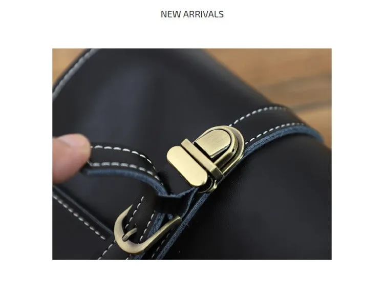 Cute LEATHER Small Side Bag Coffee WOMEN SHOULDER BAG Small Crossbody Purse FOR WOMEN