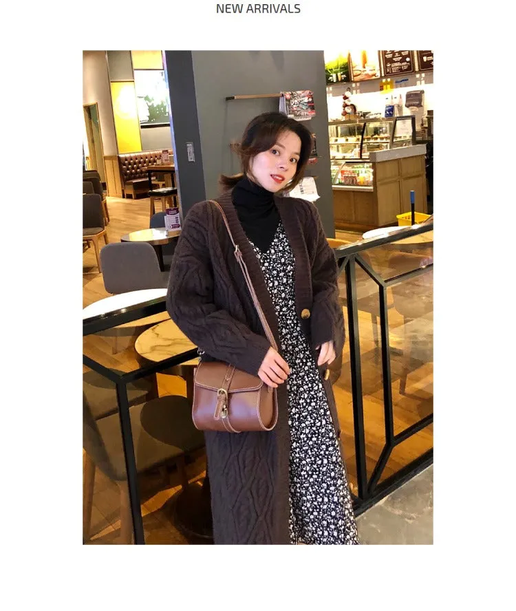 Cute LEATHER Small Side Bag Coffee WOMEN SHOULDER BAG Small Crossbody Purse FOR WOMEN