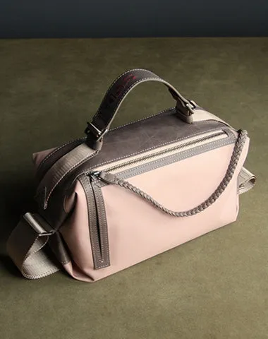 Cute Womens Green NYLON Handbag Purse Cube NYLON Shoulder Bag Crossbody Purse for Ladies