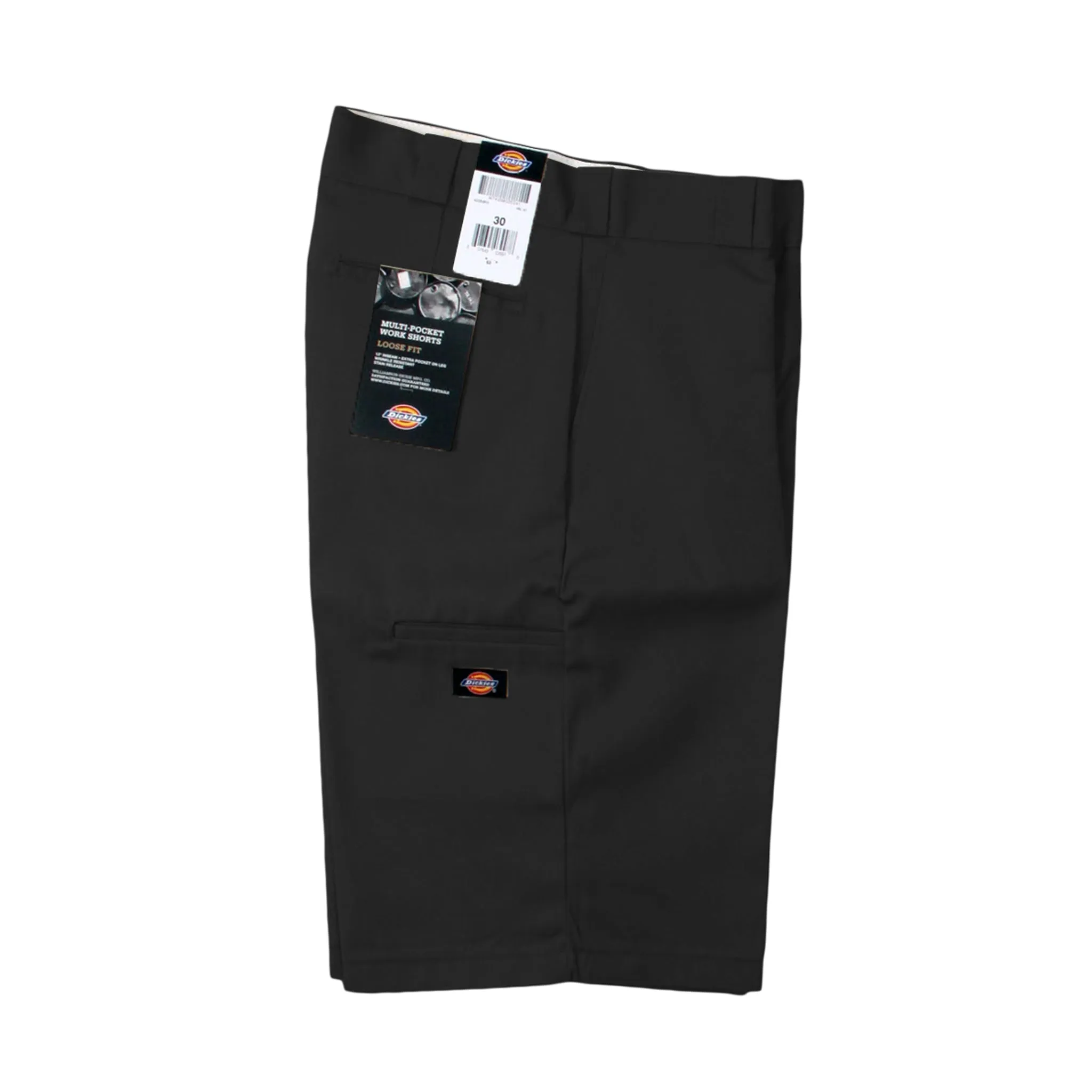 Dickies Loose Fit Multi Pocket 13 Inch Work Short Black