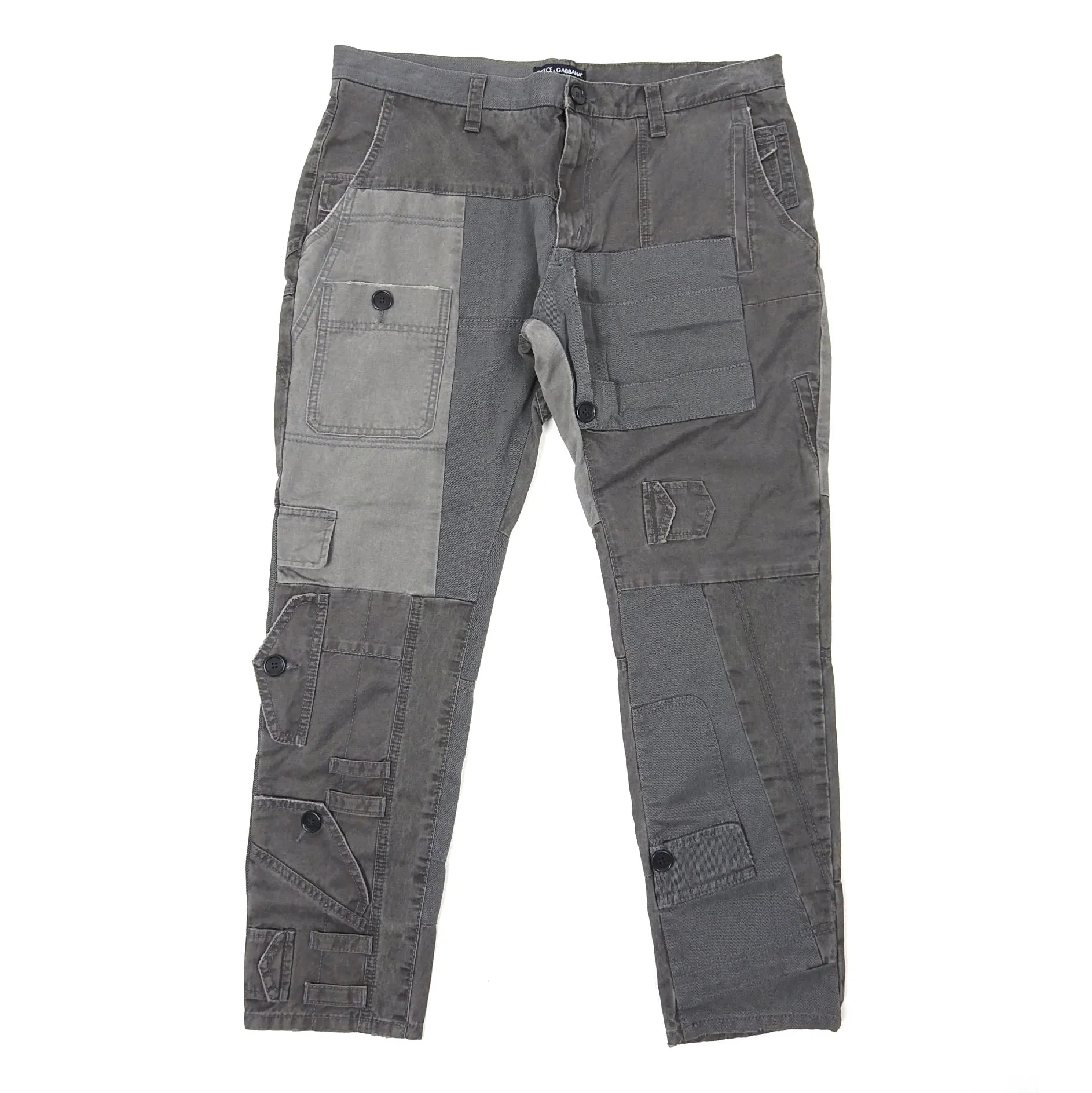 Dolce & Gabbana Grey Multi Pocket Trouser