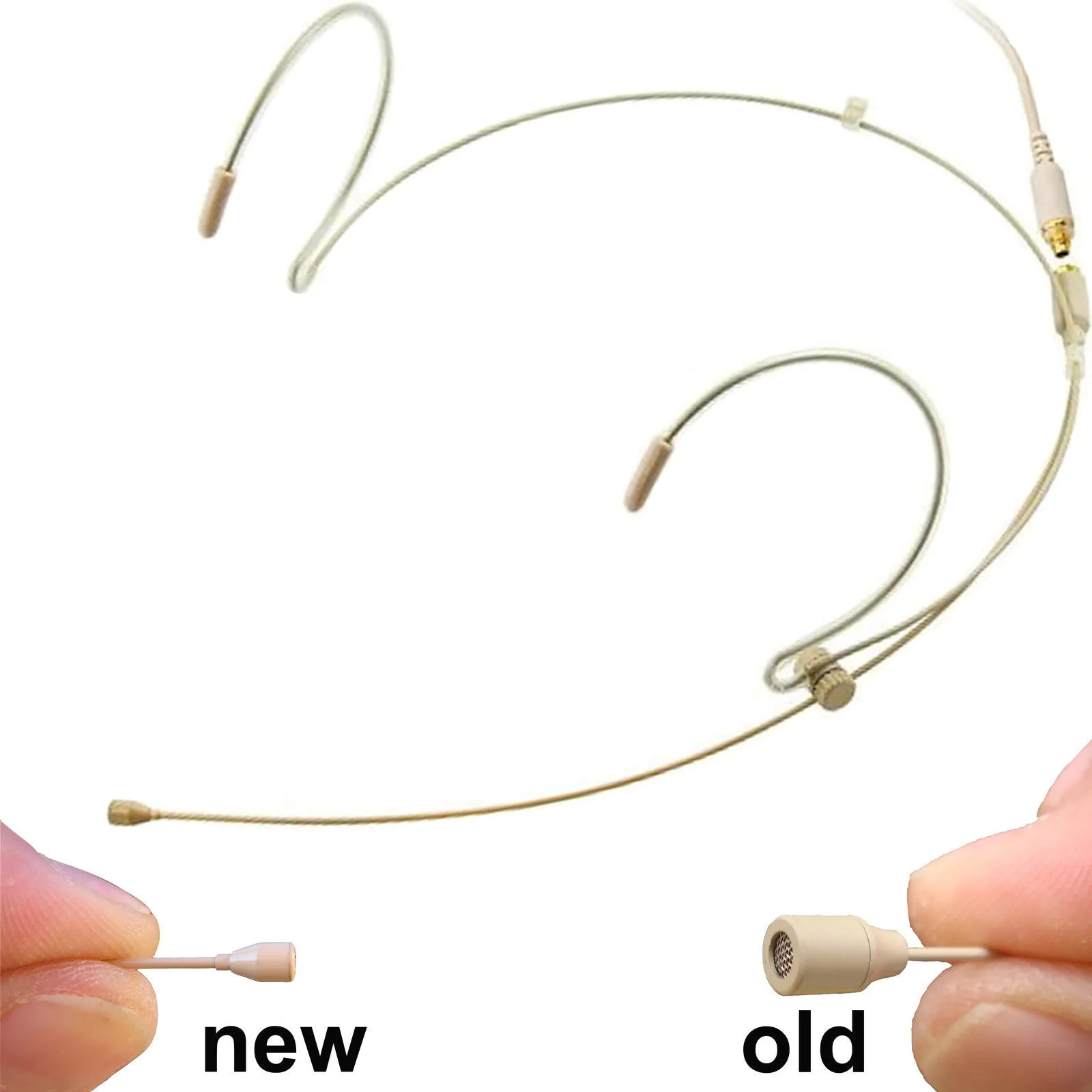 Double Ear Hook Microphone for Shure 4 Pin Mini XLR TA4F Body Pack Transmitters