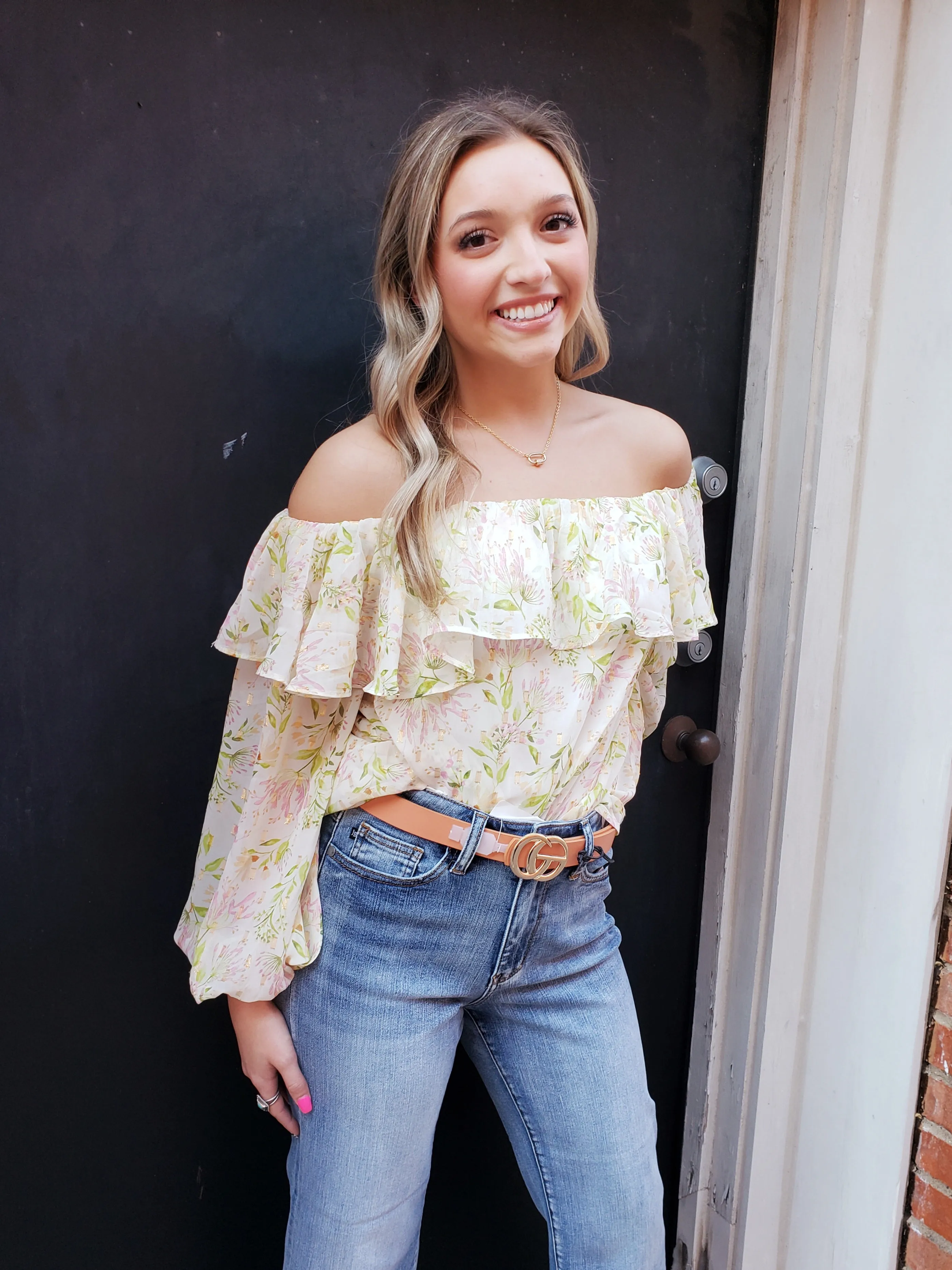 Dreams Come True Top: Ivory Mix