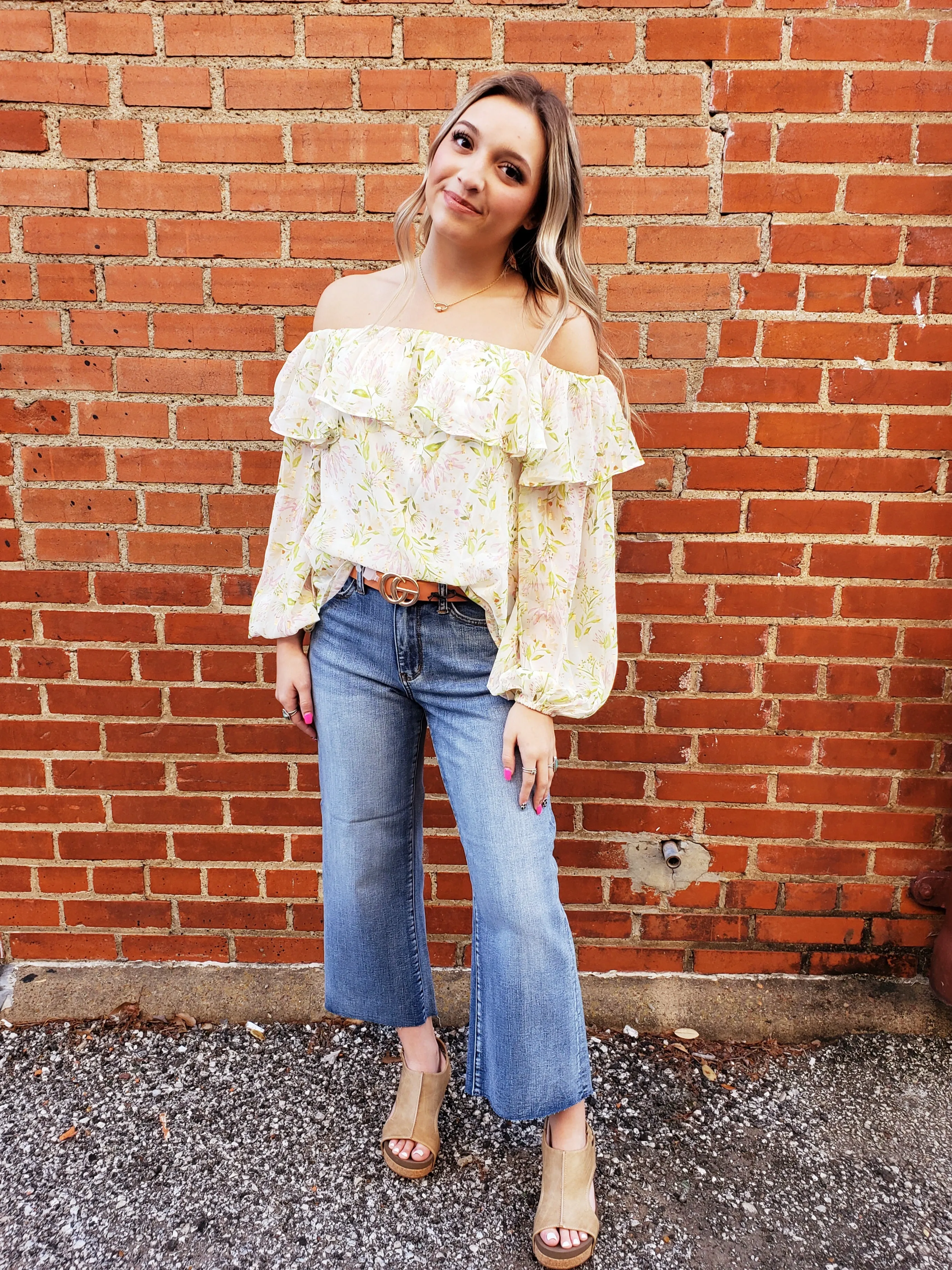 Dreams Come True Top: Ivory Mix