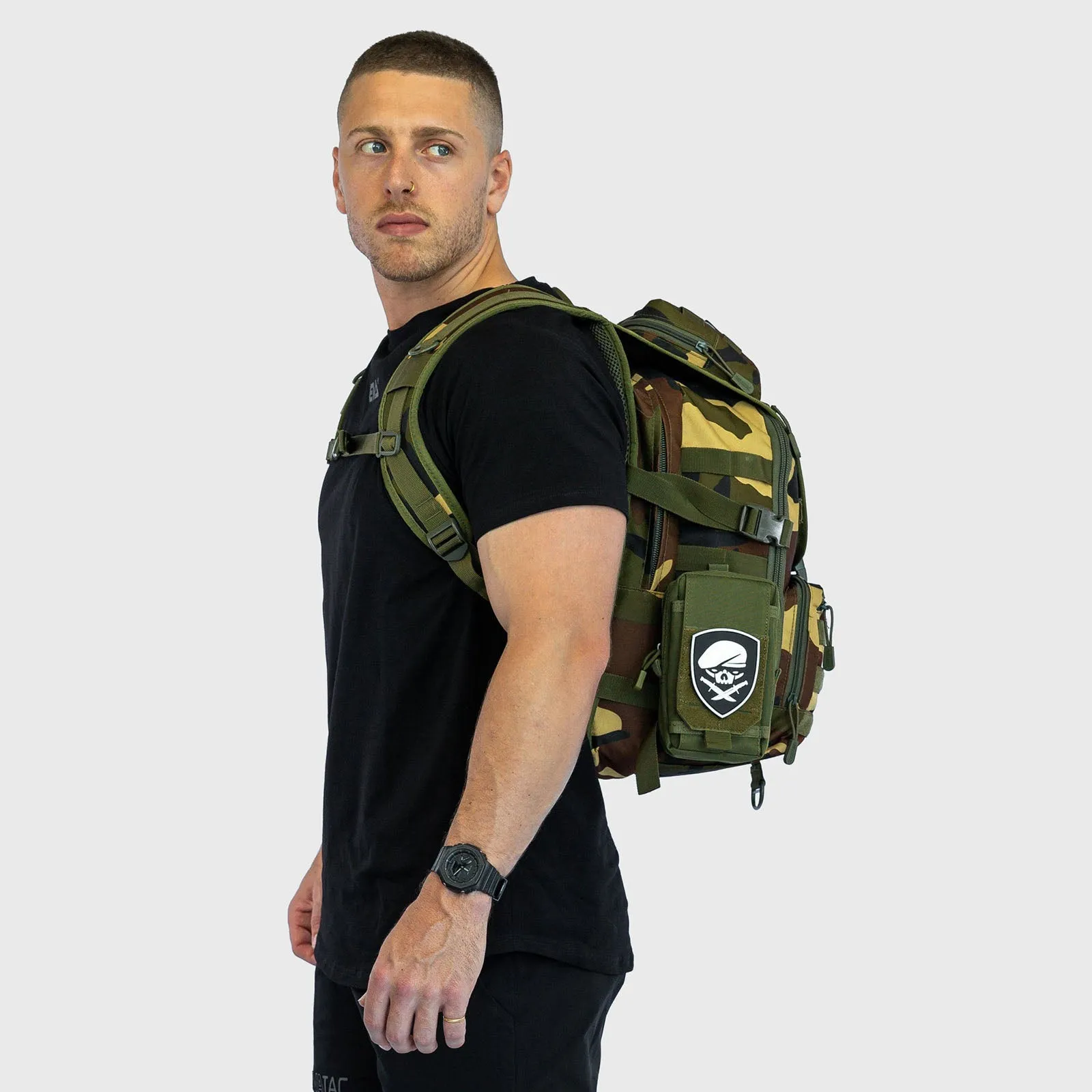EVA Athletic - Molle Pouch Backpack Extender - Green