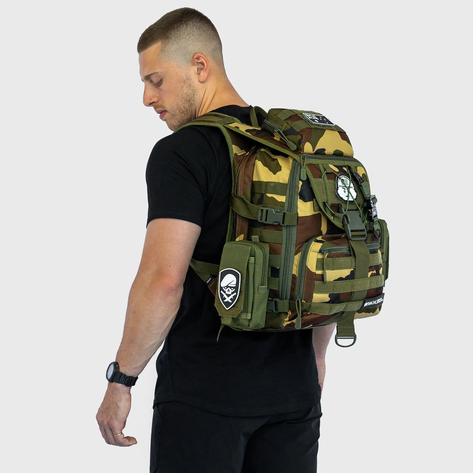 EVA Athletic - Molle Pouch Backpack Extender - Green