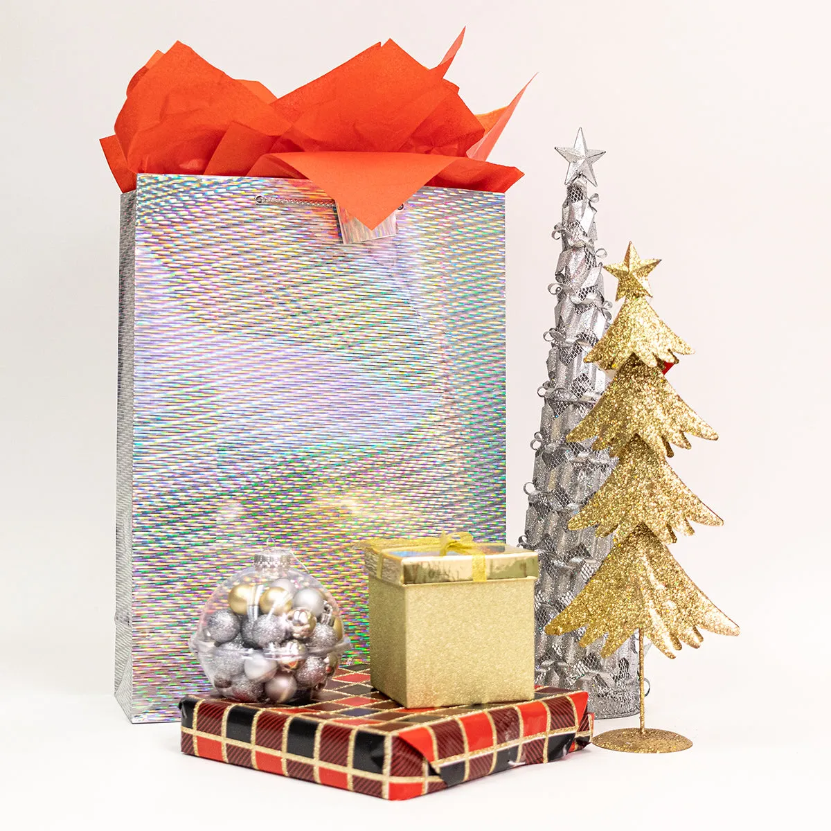 Extra Large Gift Bags, Hologram Color Shine