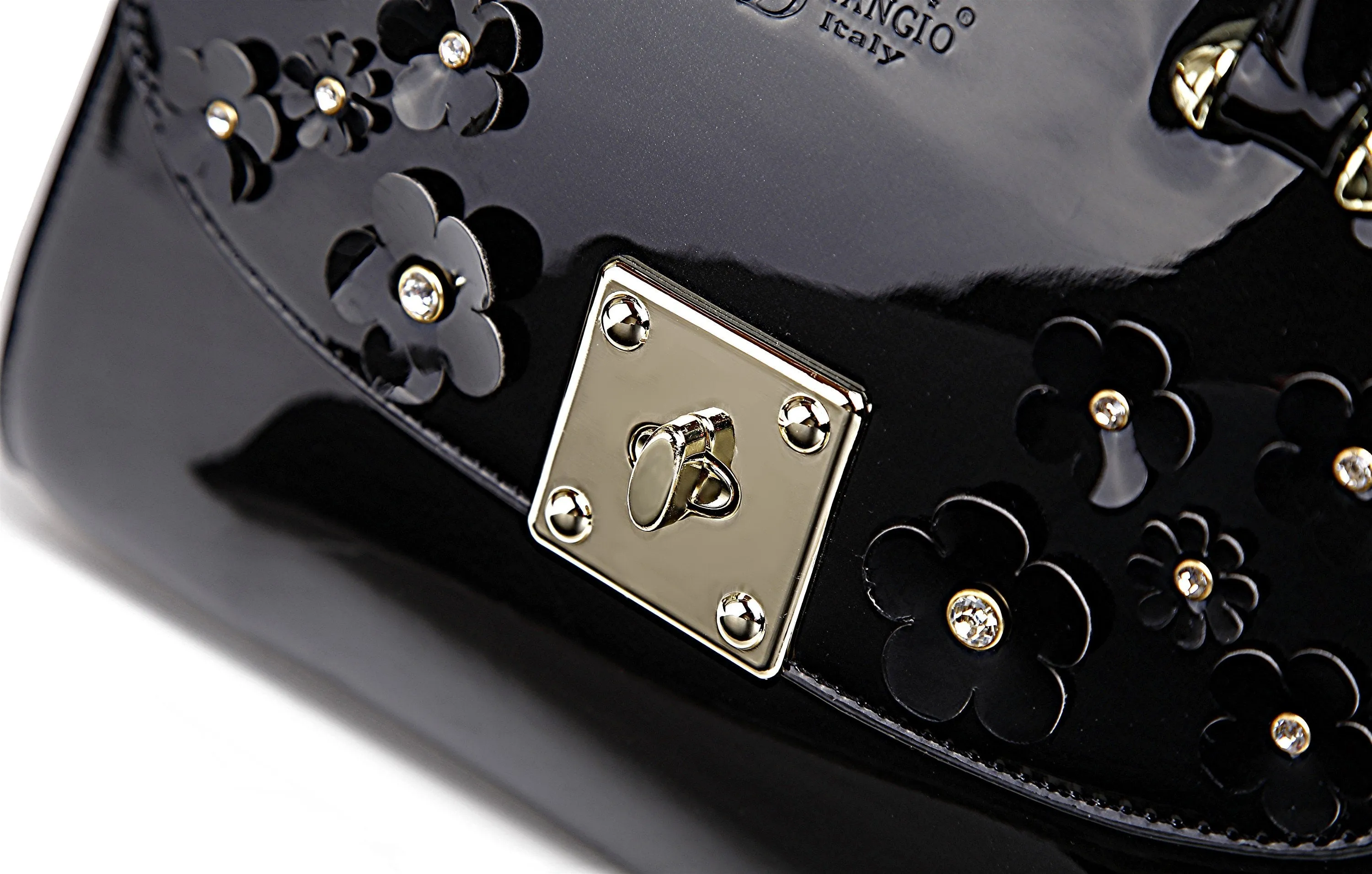 Floral Sparx Designer Crystal Handbag [KX8808]