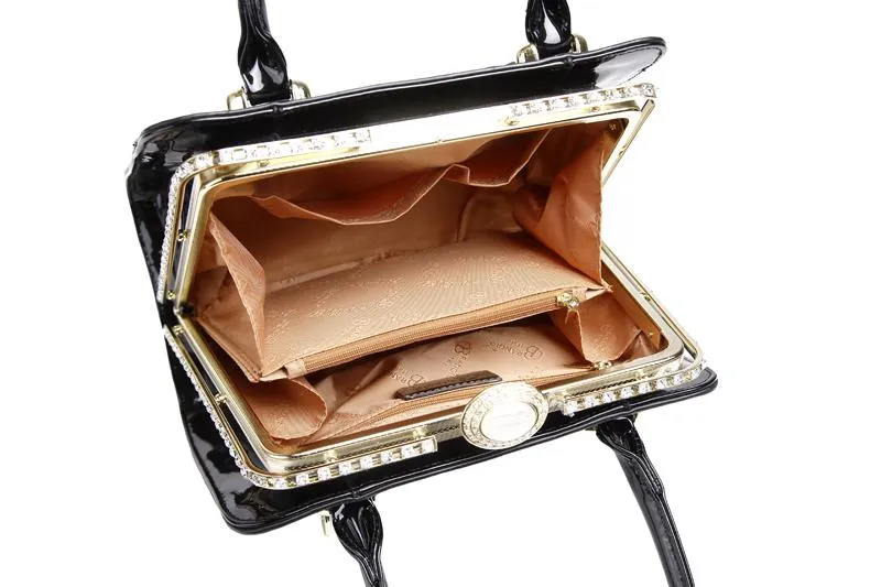 Floral Sparx Designer Crystal Handbag [KX8808]