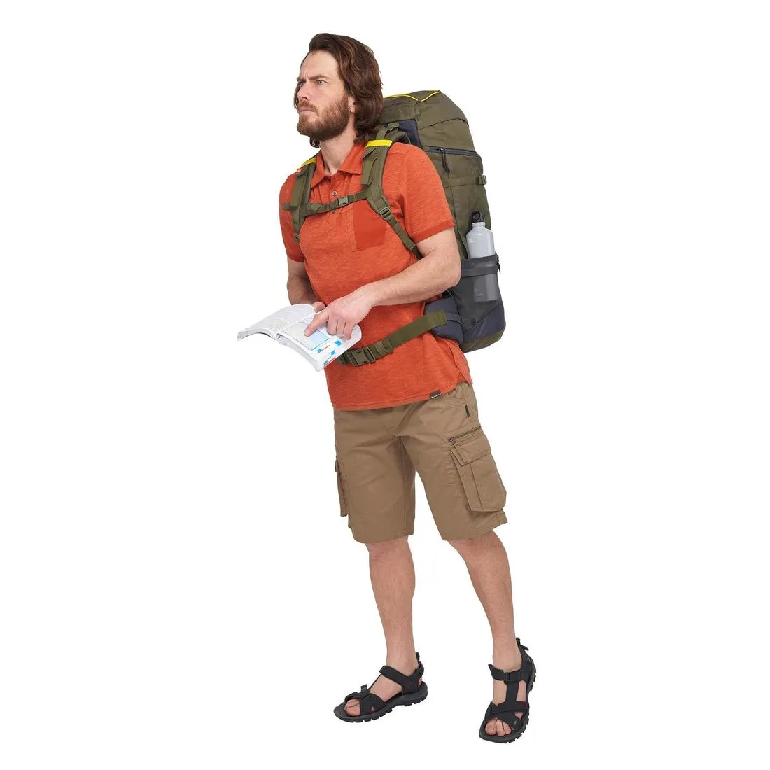 Forclaz 70-Litre Trekking Backpack - Khaki