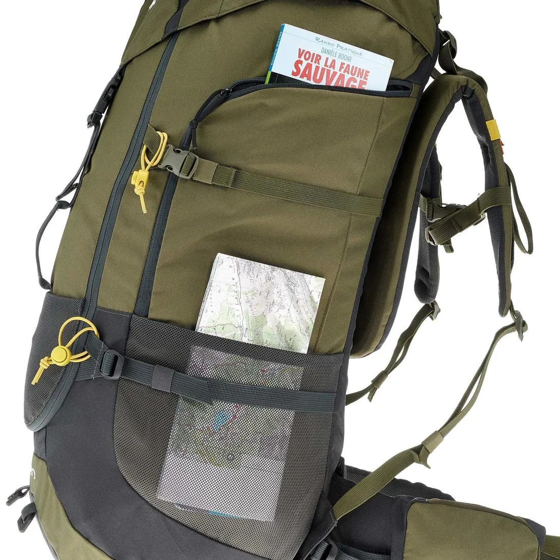 Forclaz 70-Litre Trekking Backpack - Khaki