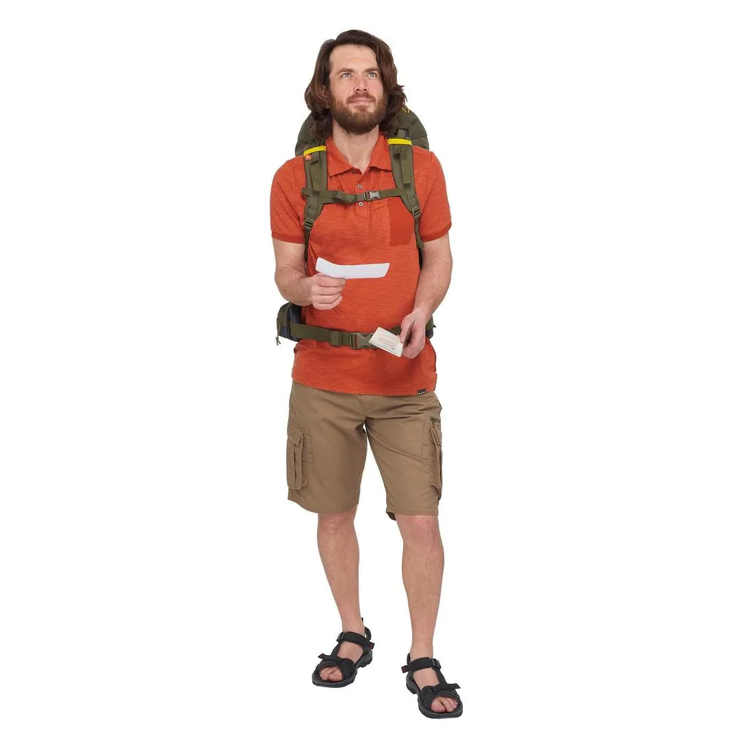 Forclaz 70-Litre Trekking Backpack - Khaki
