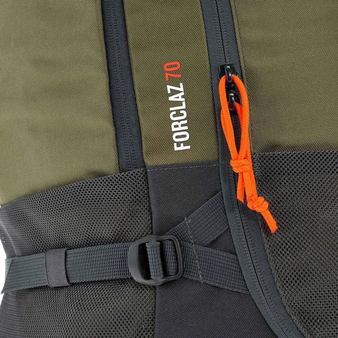 Forclaz 70-Litre Trekking Backpack - Khaki