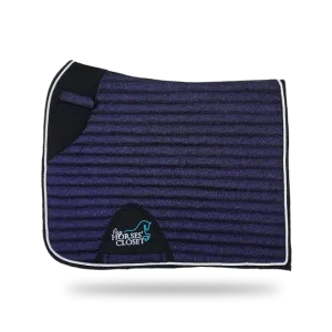 Glitter Mesh Sparkly Dressage Saddle Pad Plum Purple