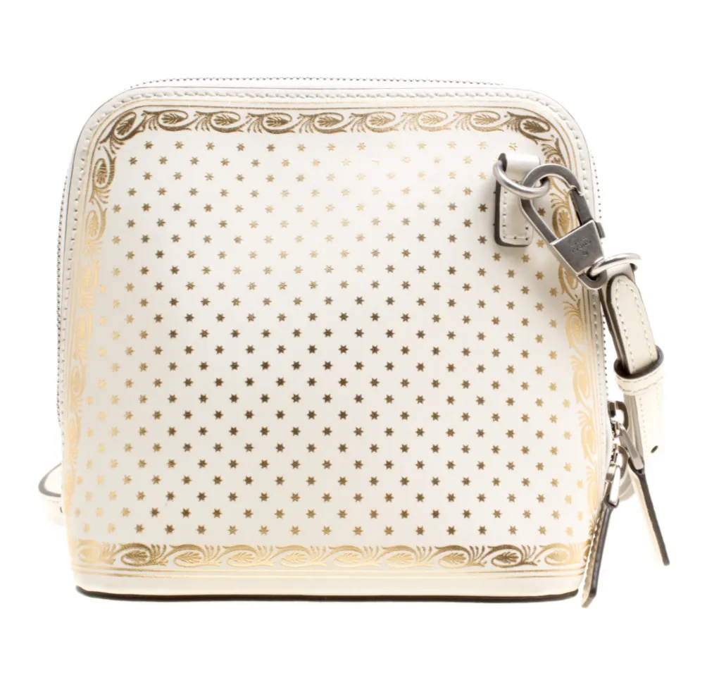 Gucci Moon & Stars Mini Guccy Shoulder Bag in Steller White