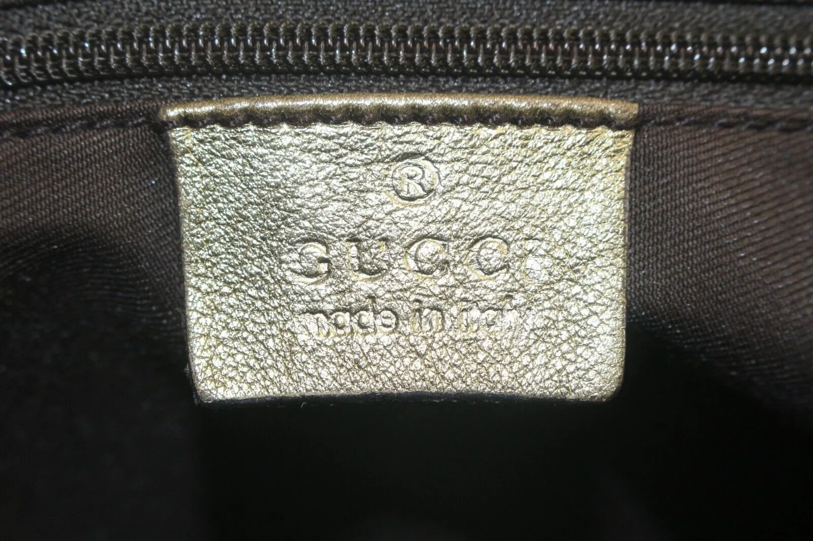 Gucci Rare Metallic Bronze Gold Shoulder Bag 3GK1012K