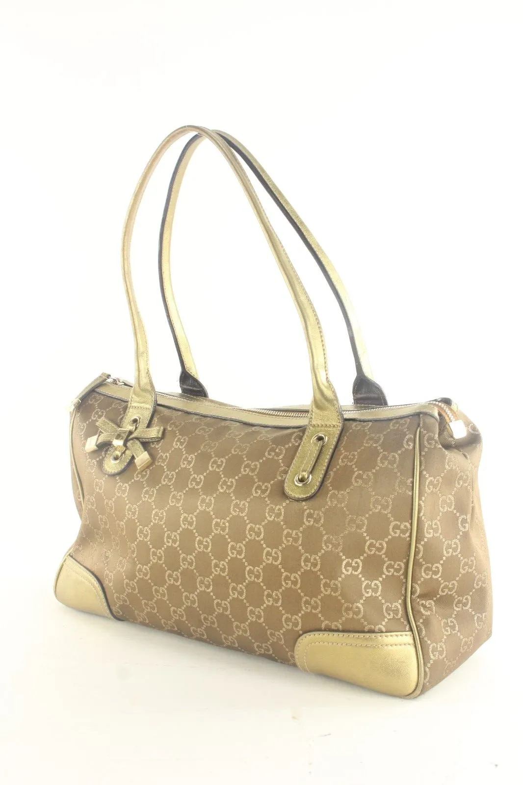 Gucci Rare Metallic Bronze Gold Shoulder Bag 3GK1012K
