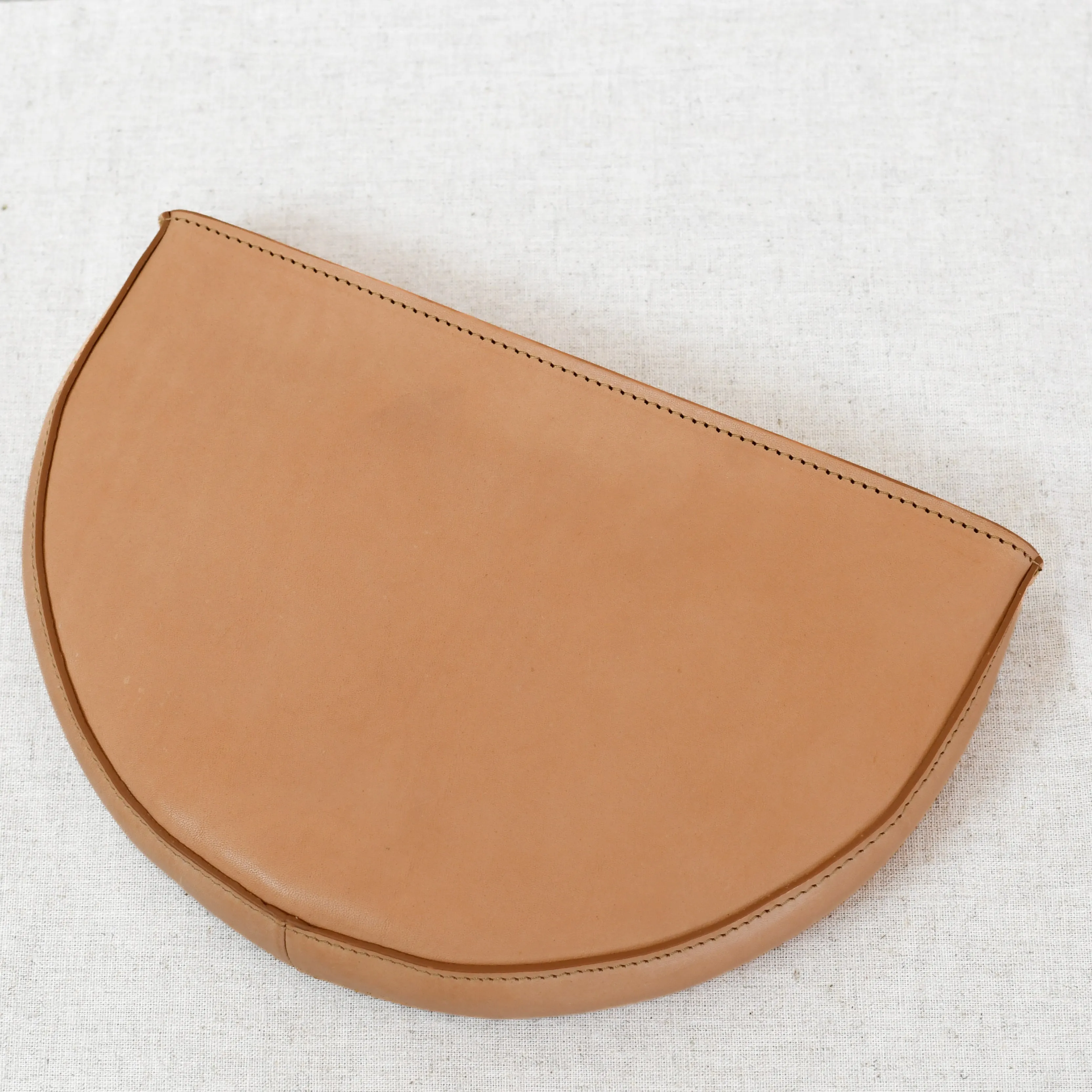 Half Moon Crossbody, Natural - "Milos"