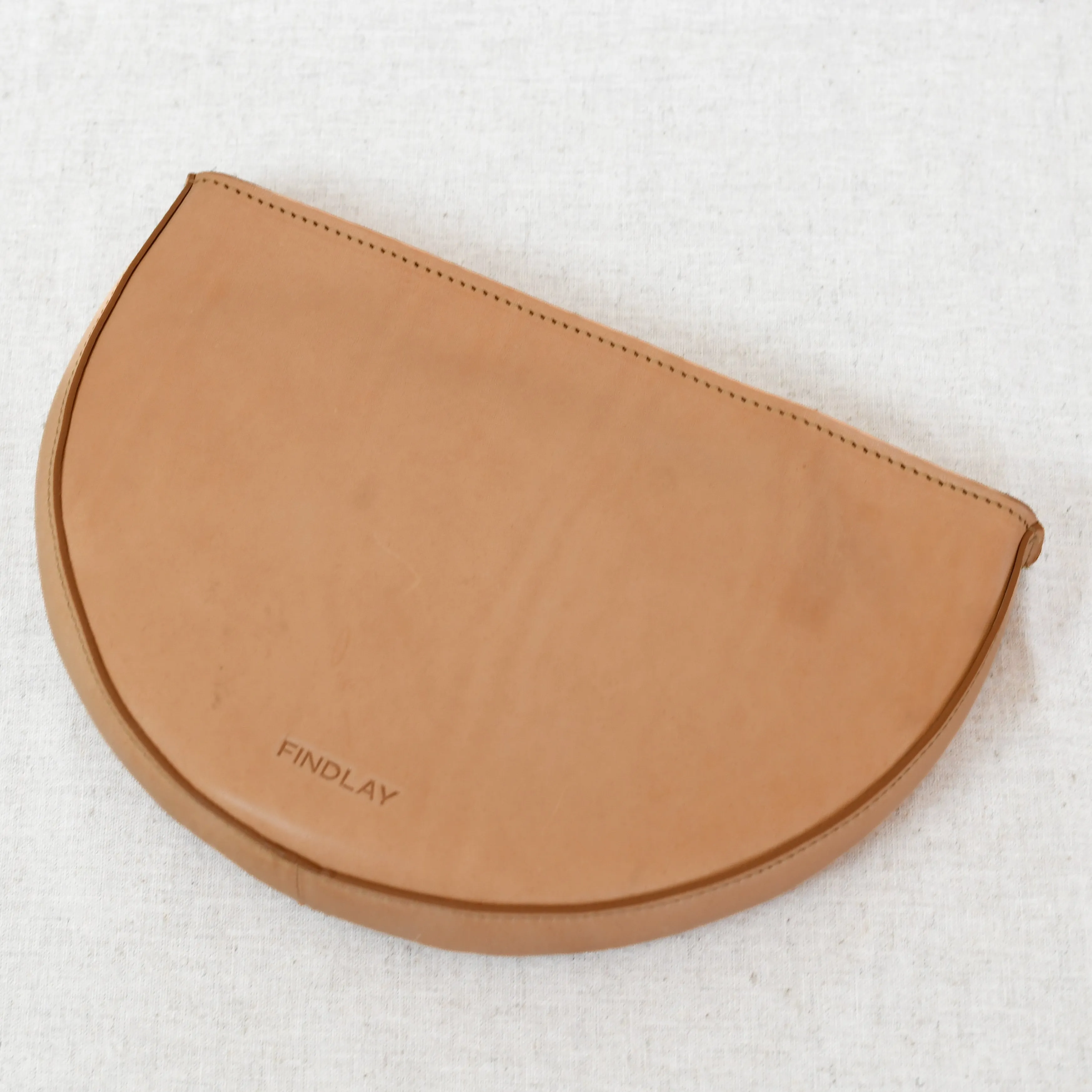 Half Moon Crossbody, Natural - "Milos"