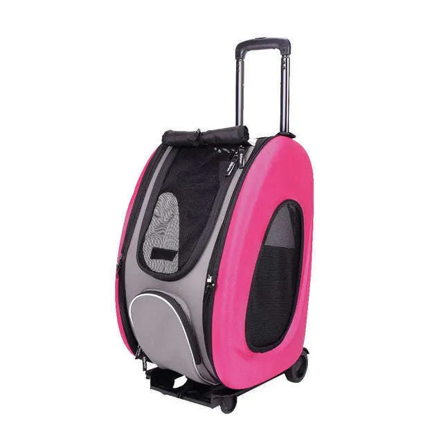 Ibiyaya 5-in-1 Combo EVA Pet Carrier/Stroller | Luxury Package