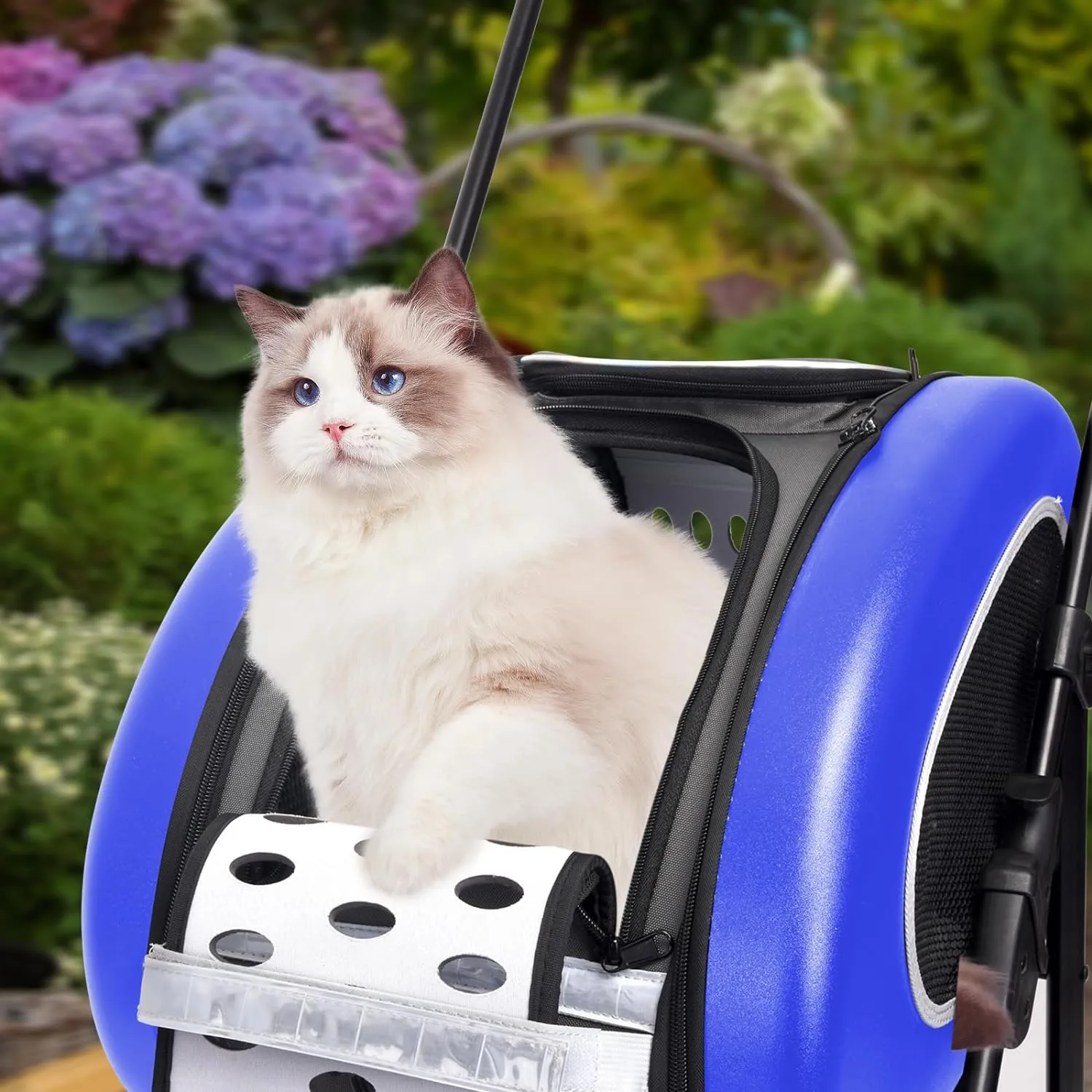 Ibiyaya 5-in-1 Combo EVA Pet Carrier/Stroller | Luxury Package