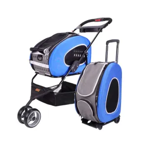 Ibiyaya 5-in-1 Combo EVA Pet Carrier/Stroller | Luxury Package