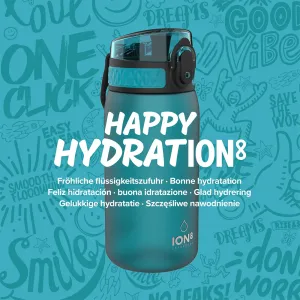 ION8 Pod 400ml BPA Free Water Bottle - Aqua
