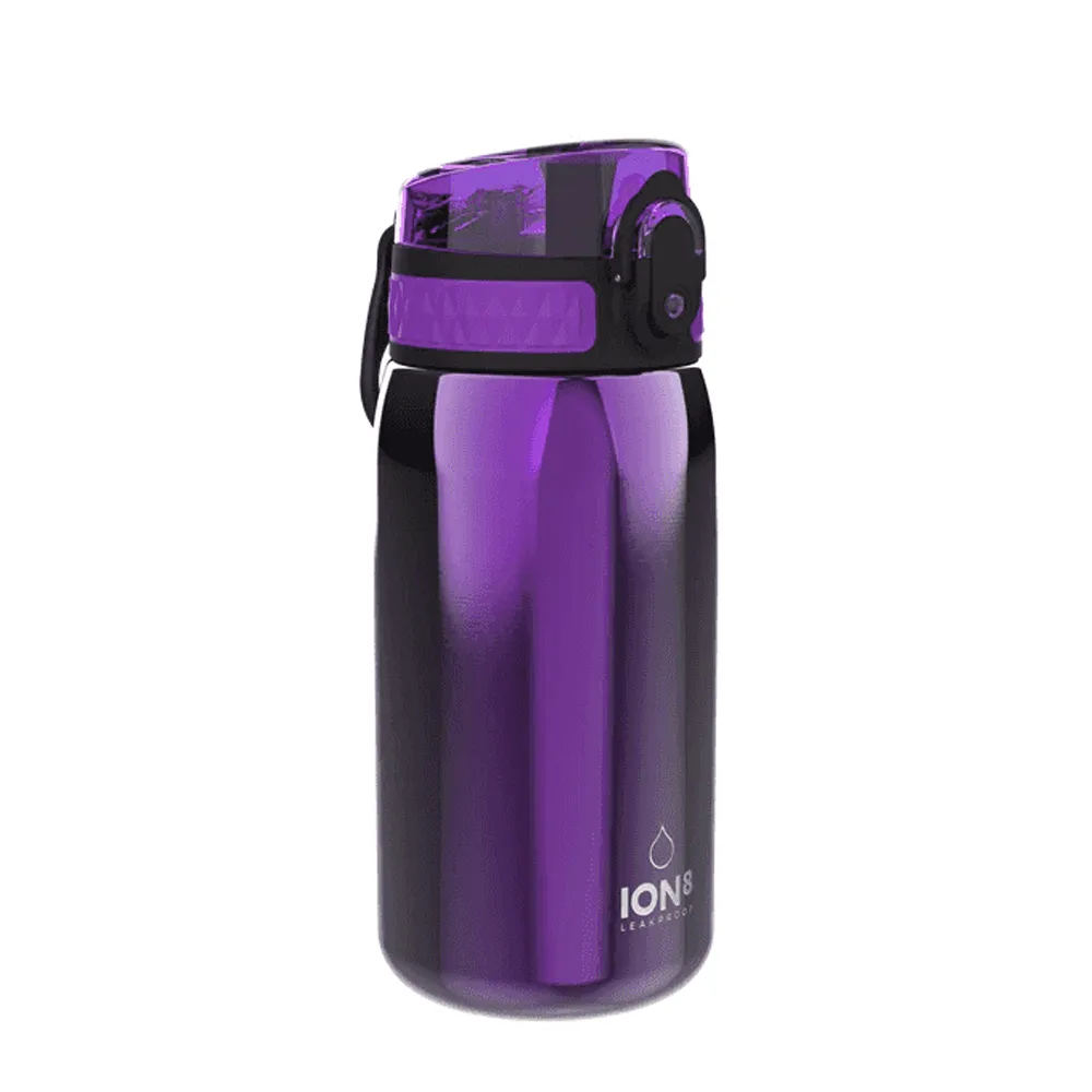 ION8 Pod 400ml BPA Free Water Bottle – Stainless Purple