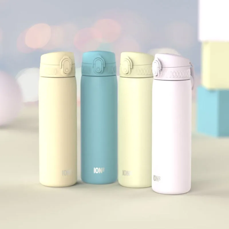 ION8 Slim 600ml Stainless Steel, Water Bottle - Peach