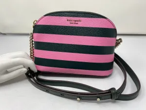 Kate Spade Pink Multi Sylvia Stripe Small Dome Crossbody
