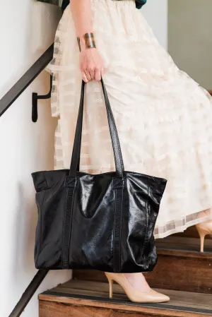Leather  Calistoga Wine Tote