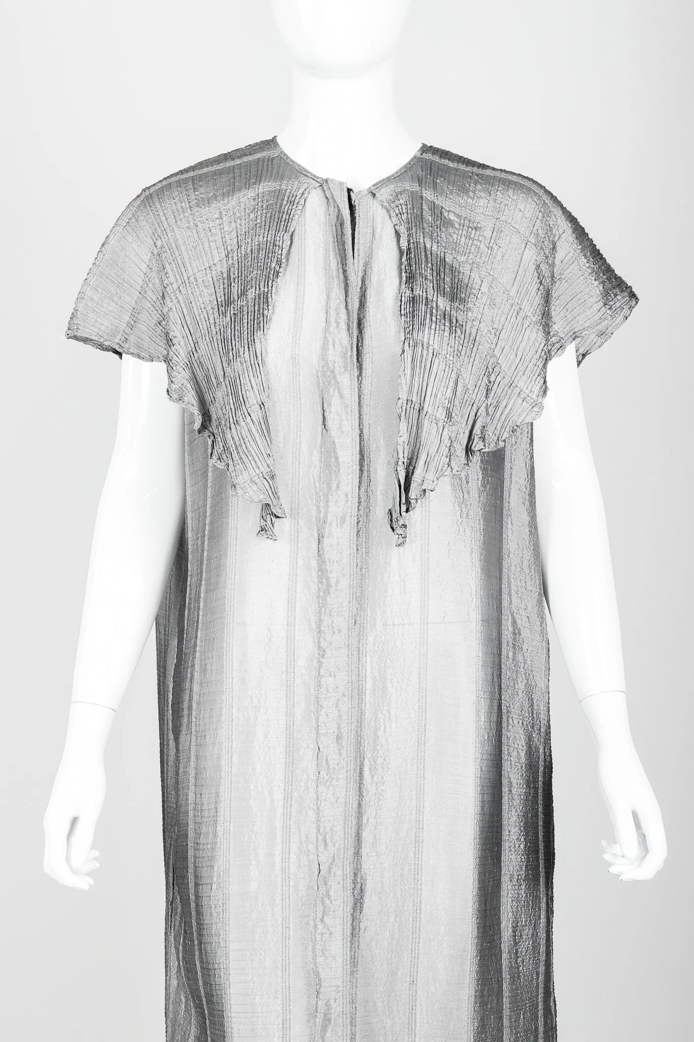 Metallic Capelet Tunic