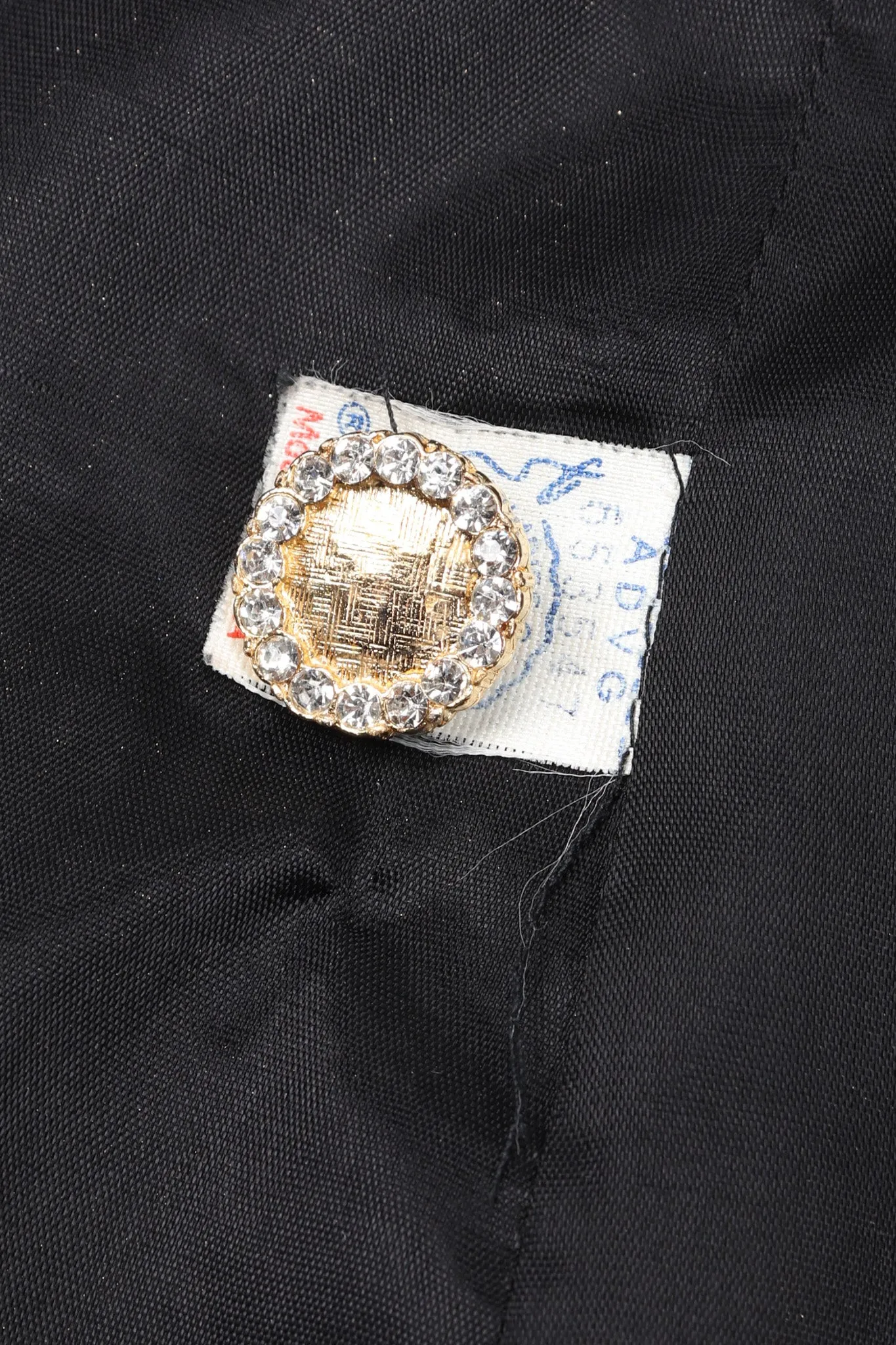 Metallic Lamé Collarless Jacket