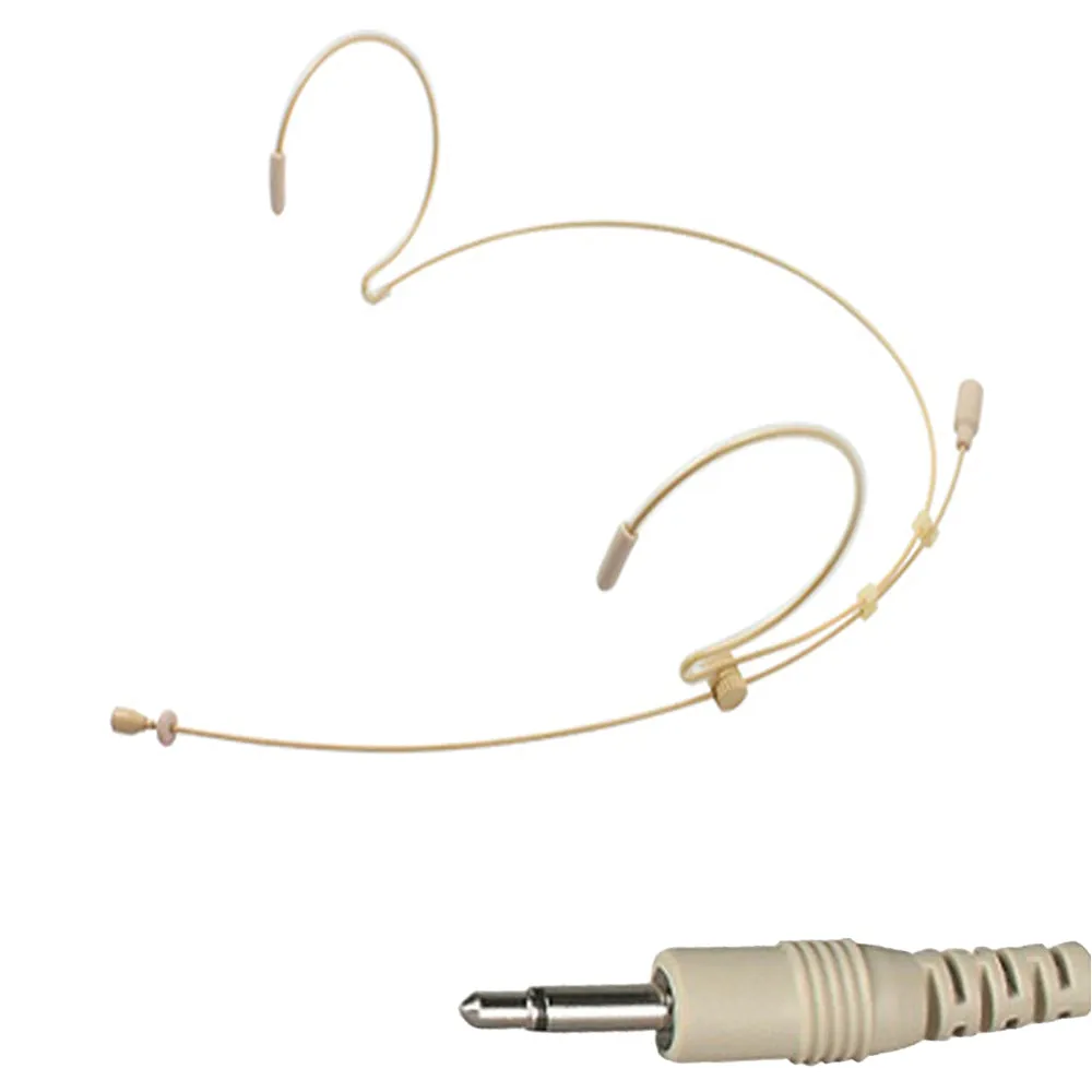 Micronic BPE3 Double Ear Hook Microphone Ultra Light Weight Steel Frame for Body Pack Transmitters