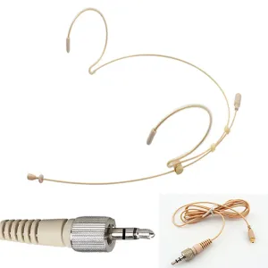 Micronic BPE3 Double Ear Hook Microphone Ultra Light Weight Steel Frame for Body Pack Transmitters