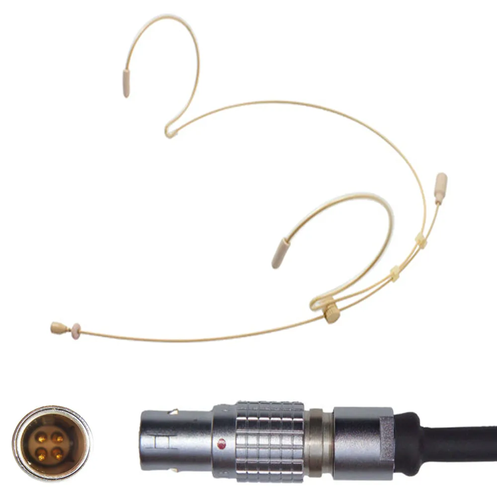 Micronic BPE3 Double Ear Hook Microphone Ultra Light Weight Steel Frame for Body Pack Transmitters