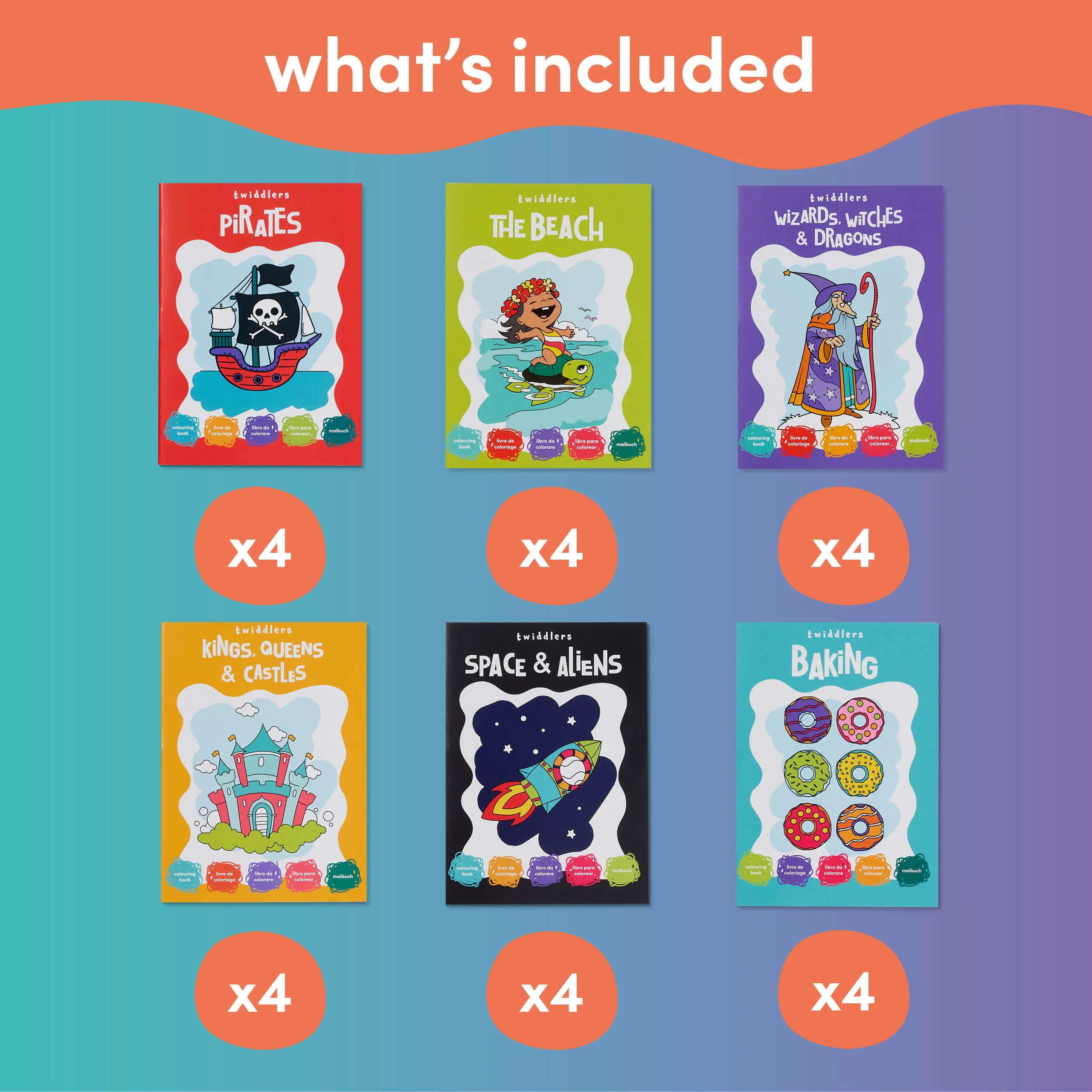 Mini Assorted Colouring Activity Books